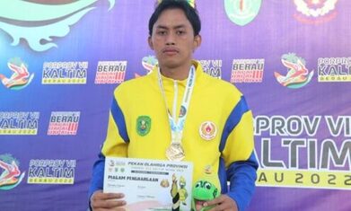 Octarizal Fikri, Perenang Kutim Pecahkan Rekor Nasional Atas Dirinya