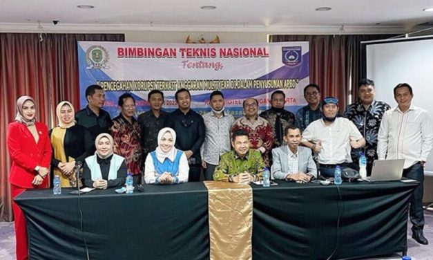 Terkait Pencegahan Korupsi, Anggota DPRD Kutim Ikuti Bimteknas Bersama KPK