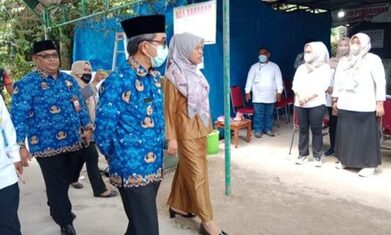 Pilkades Serentak 2022, Bupati Tinjau TPS 39 di Gang Cempaka