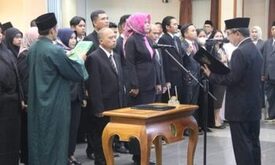 Efektifkan Kinerja Birokrasi, Ardiansyah Lantik 133 Pejabat Fungsional