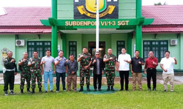 Kunker ke Kutim, Komandan Pomdam VI/Mulawarman Apresiasi Perhatian Pemerintah Daerah