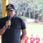 Kasmidi Buka Turnamen Sepak Bola HUT Desa Marah Haloq Ke 147