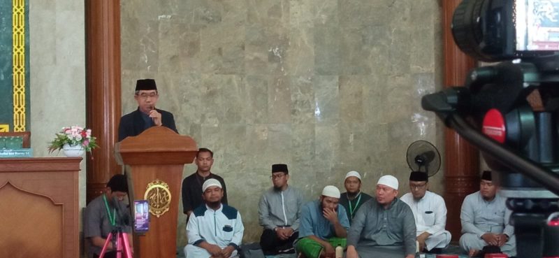 Songsong Bulan Ramadhan, Bupati Ardiansyah Hadiri Tabligh Akbar di Masjid Agung Al Faruq Bukit Pelangi