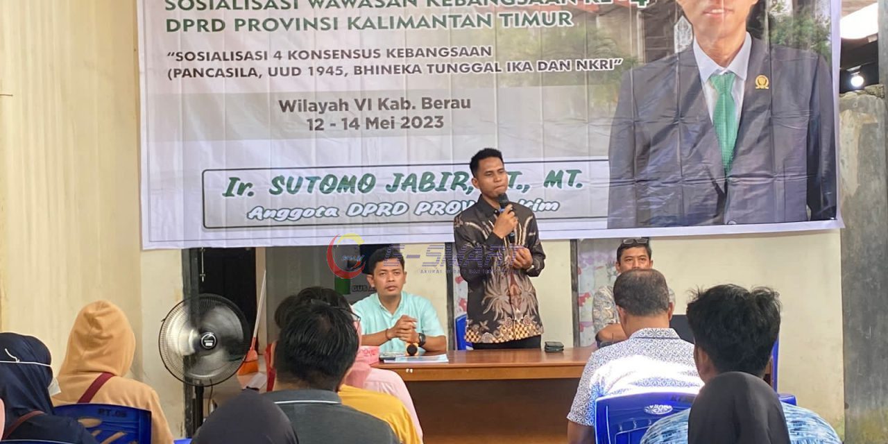 Tanamkan Nilai-nilai Pancasila, Sutomo Sosialisasi Wawasan Kebangsaan di Tanjung Redeb