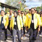 Diiringi Ratusan Mobil dan Motor, Partai Golkar Kutim Daftarkan 40 Bacaleg ke KPU