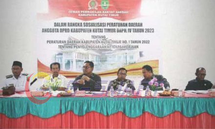Anggota DPRD Kutim Sosper Penyelenggaraan Ketenagakerjaan di Kaliorang