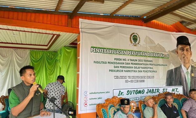 Sutomo Makin Gencar Sosialisasikan Perda Terkait Penyalahgunaan Narkotika