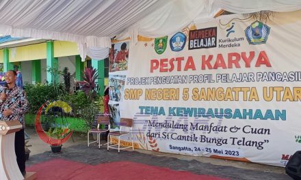 Pesta Karya SMPN 5 Sangatta Utara Implementasi Kurikulum Merdeka Belajar