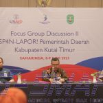 Tim pengembangan SP4N Lapor Kutim Gelar FGG Bersama USAID