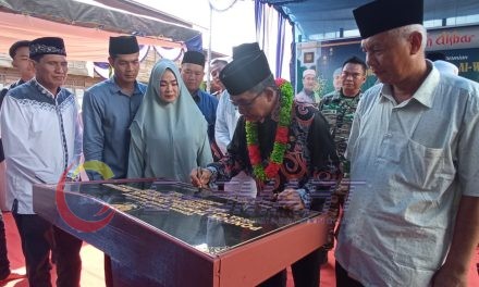 Kunker ke Sangkulirang, Bupati Kutim Resmikan Pondok Tahfidz Qur’an Al Wahhab di desa Saka