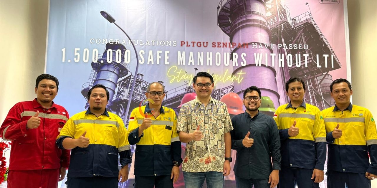 1.500.000 Safe Manhours PLTGU Senipah 117 MW, KSO Borneo Energi Gemilang – Wika Rekaysa Konstruksi