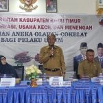 Pelaku UMKM di Lima Kecamatan Kutim, Diberikan Pelatihan Aneka Olahan Cokelat Hasil Turunannya