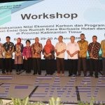 Bupati Kutim Hadiri Workshop Pelaksanaan NEK dan Program Penurunan Emisi GRK Berbasis Hutan dan Lahan 