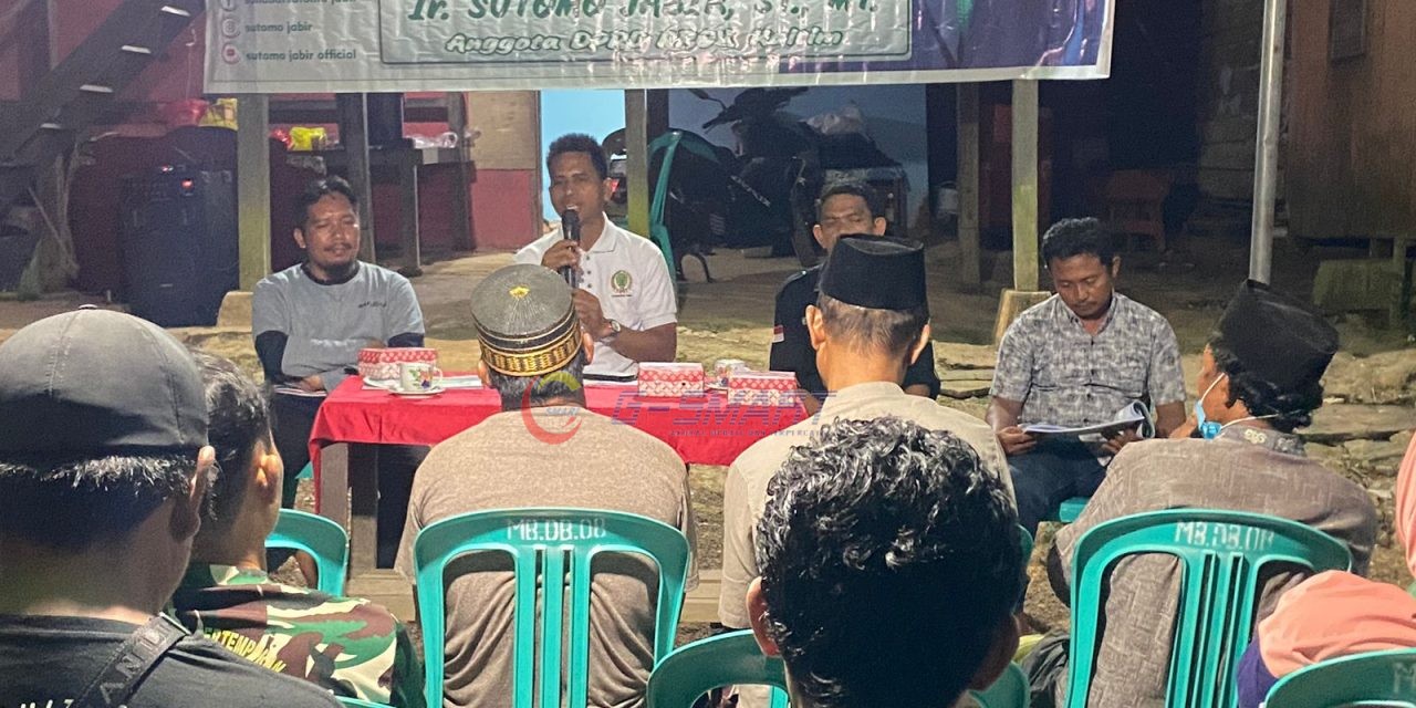 Sutomo Minta Masyarakat Desa Makmur Jaya Kongbeng Waspadai Peredaran Narkoba