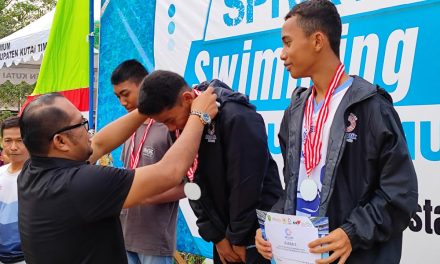 Wabup Kasmidi Tutup Sprint Race Swimming Open 2023