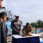 Bupati Kutim dan Komandan Lantanmal XIII Resmikan Monumen Jaya Bahari