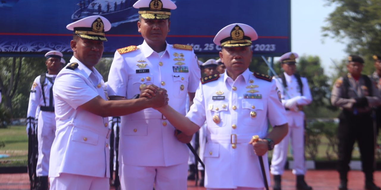 Tampuk Kepemimpinan Lanal Sangatta Resmi Berganti dari Letkol Laut (P) Shodikin ke Letkol Laut (P) Rudi Iskandar