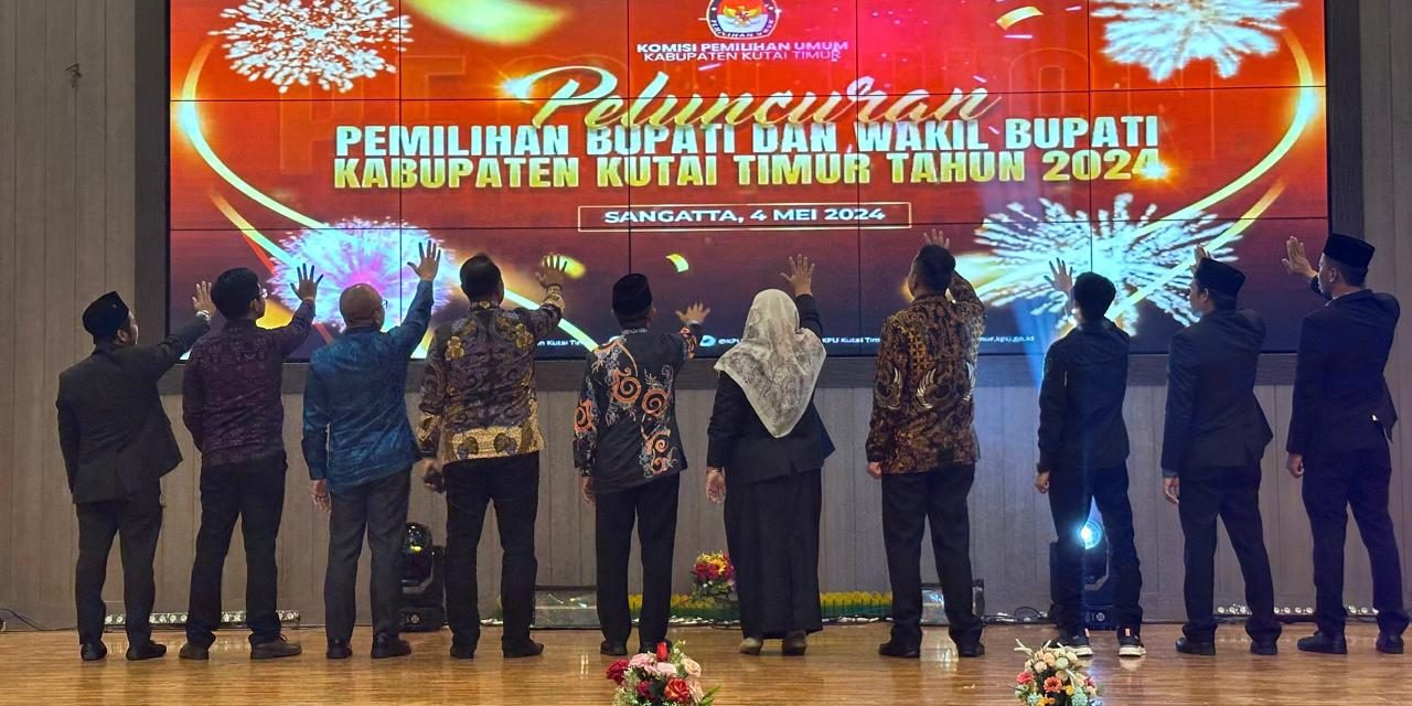 KPU Kutim Lakukan Peluncuran Pemilihan Bupati dan Wakil Bupati Tahun 2024