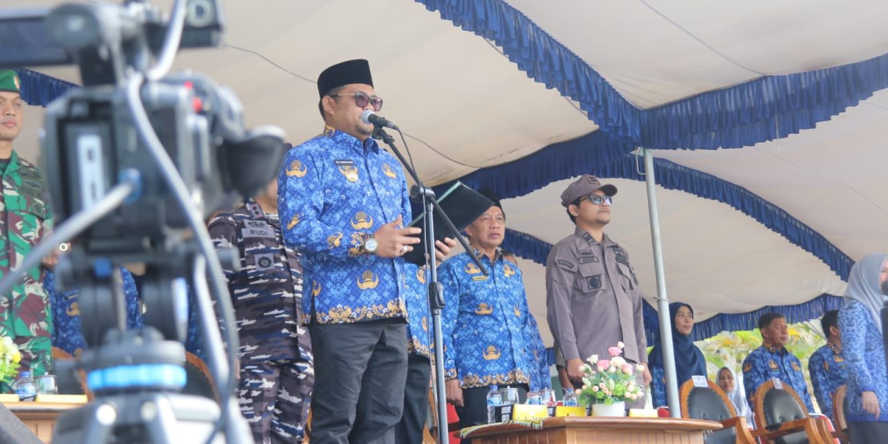 Irup Peringatan HKN 2024,Wabup Kasmidi Bacakan Amanah Menkominfo