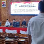 Sidang Paripurna ke 25, DPRD Kutim Dengarkan Tanggapan Pemerintah Terhadap Pandangan Fraksi Terkait  Raperda Kebakaran