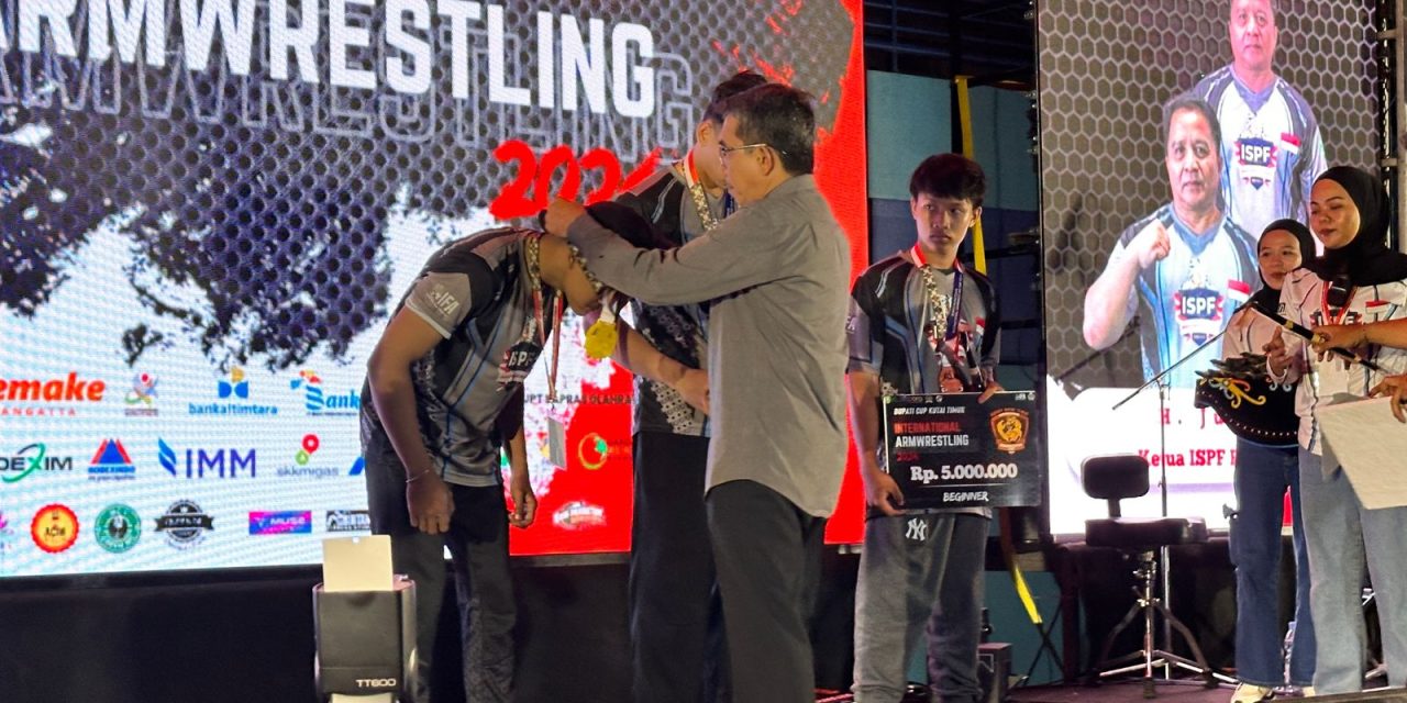 International Arm Wrestling di Kutim, Atlet Asal Thailand Jadi Pemenang