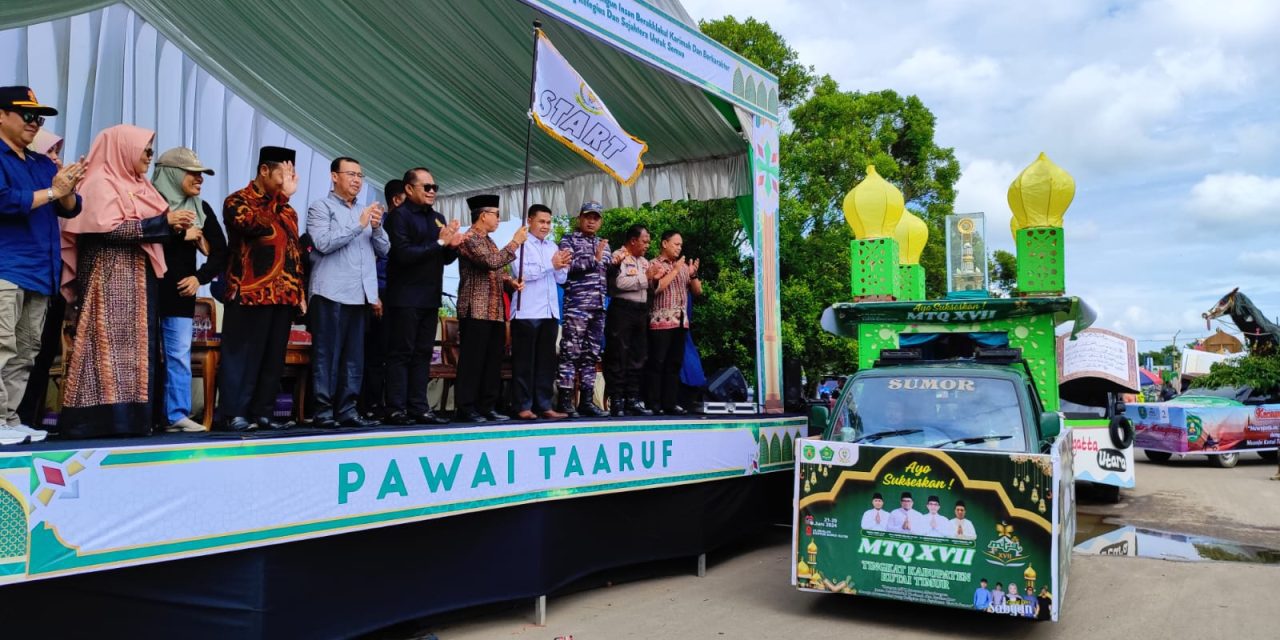 Meriahkan MTQ XVII Kutim, Digelar Pawai Taaruf