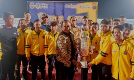 Juara Piala Suratin U-13 Tingkat Nasional, Wabup Kasmidi : Talenta Handal Sepakbola Kutim