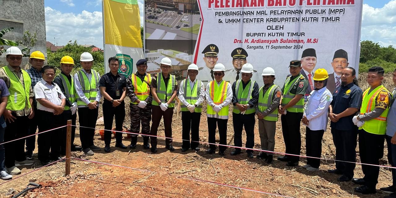 Letakan Batu Pertama Pembangunan MPP dan UMKM Center, Bupati Ardiansyah : Pelayanan Satu Pintu Untuk Masyarakat