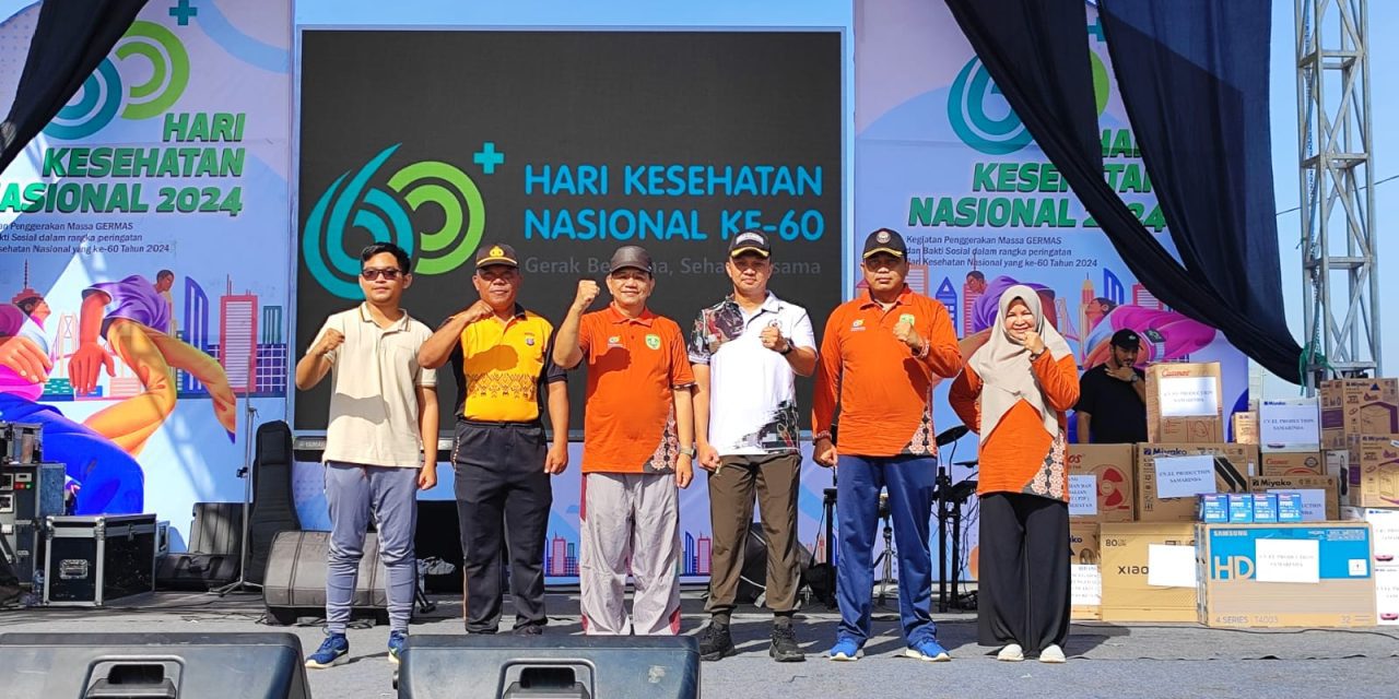 Di Kutim, Puncak Peringatan Hari Kesehatan Nasional ke 60 Berlangsung Meriah