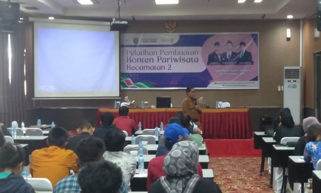 Dispar Kutim Gelar Pelatihan Pembuatan Konten Pariwisata