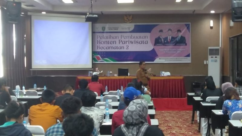 Dispar Kutim Gelar Pelatihan Pembuatan Konten Pariwisata