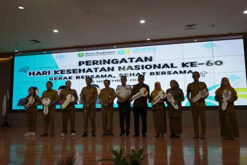 Hari Kesehatan Nasional ke-60. Mengusung tema “Gerak Bersama, Sehat Bersama,”