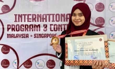 Pemudi Kutim Ainun Putri DG Mallimpo Raih ‘The Most Creative Delegates’ di Ajang International Global Learning