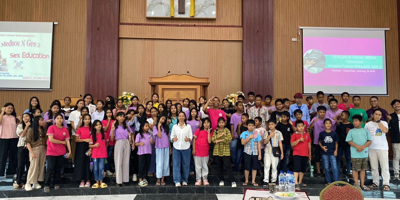 Bina Karakter Anak, SMGT Jemaat Rama Sangatta Beri Edukasi Seks dan Pengaruh Sosmed