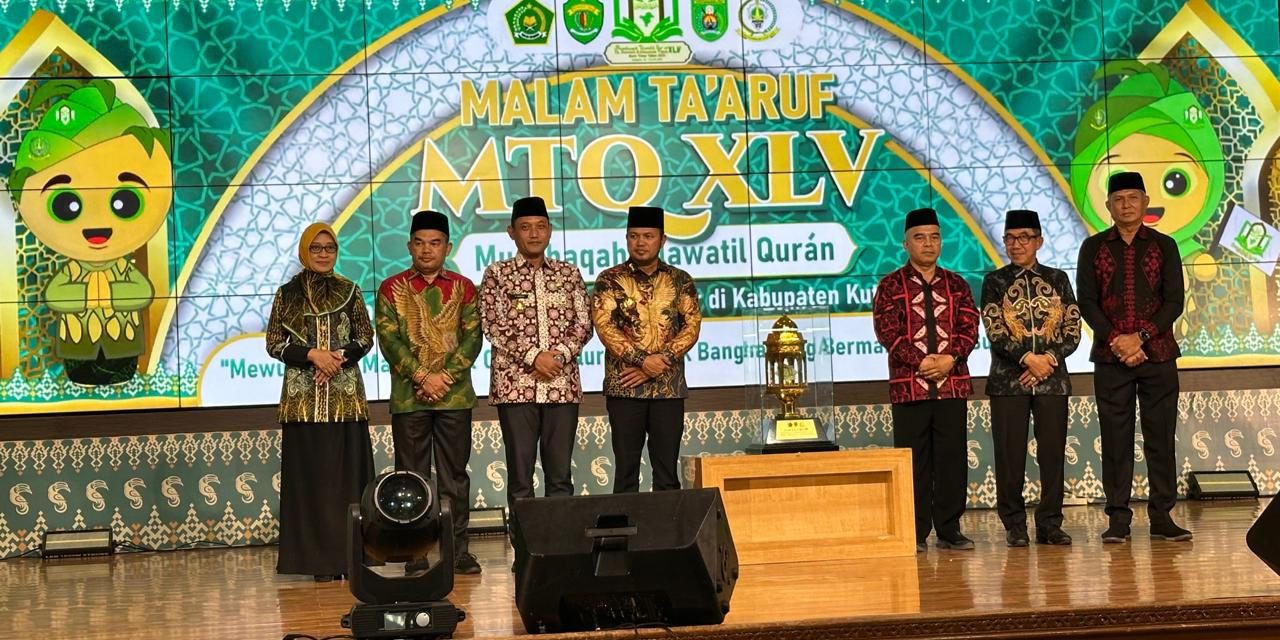 Malam Ta’aruf MTQ XLV Tingkat Provinsi di Kutim, Pererat Silaturahmi dan Simbol Persatuan Seluruh Kafilah