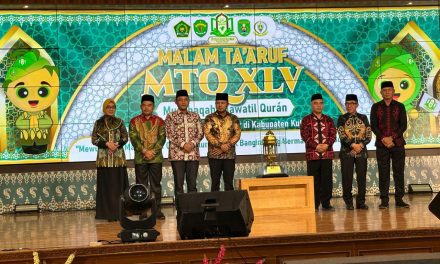 Malam Ta’aruf MTQ XLV Tingkat Provinsi di Kutim, Pererat Silaturahmi dan Simbol Persatuan Seluruh Kafilah