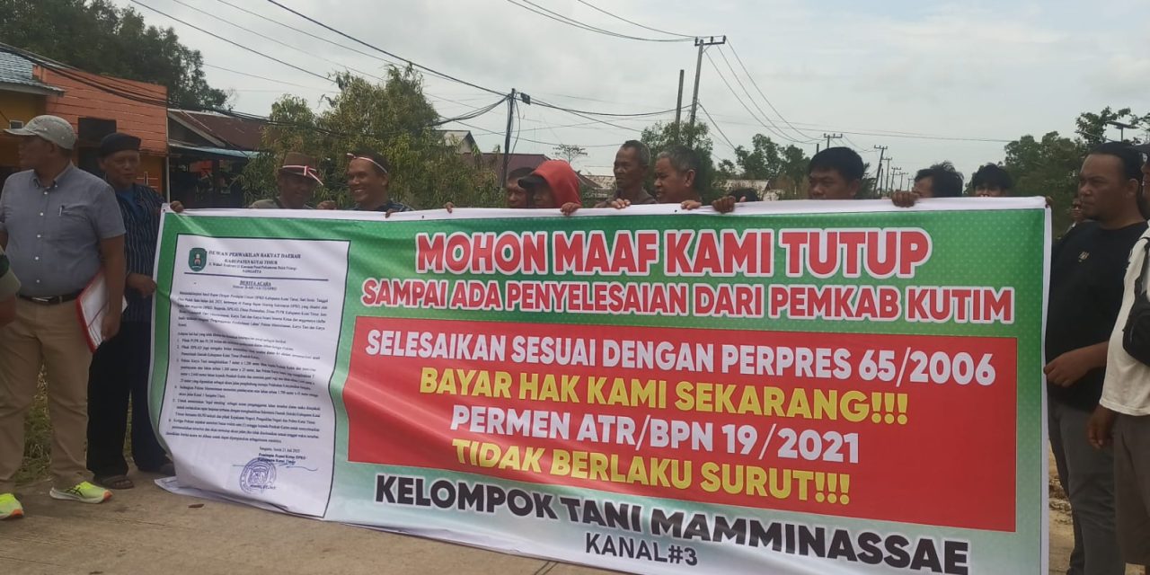 Mediasi Pemkab Kutim dan Tiga Kelompok Tani, Jalan Kanal 3 dan Kenyamukan Tetap Dibuka