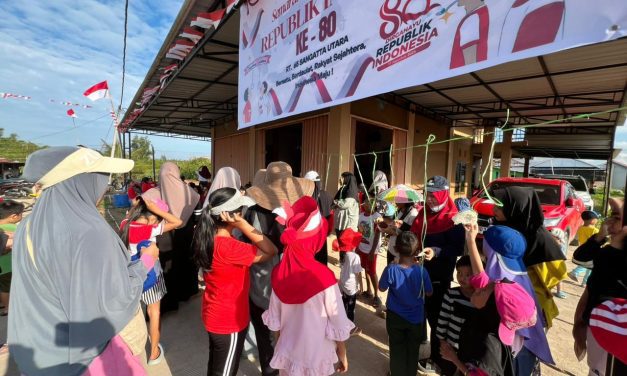 Meriahkan HUT ke-80 RI, Warga RT 65 Sangatta Utara Gelar Berbagai Lomba