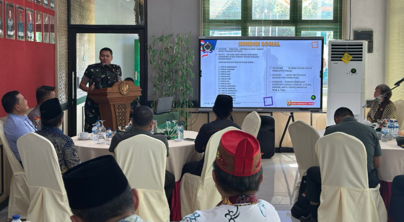 Kodim 0909/Kutim Terima Kunjungan Tim Penilai Lomba Binter Pusterad