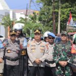 Polres Kutim Amankan Aksi Damai dengan Pendekatan Humanis