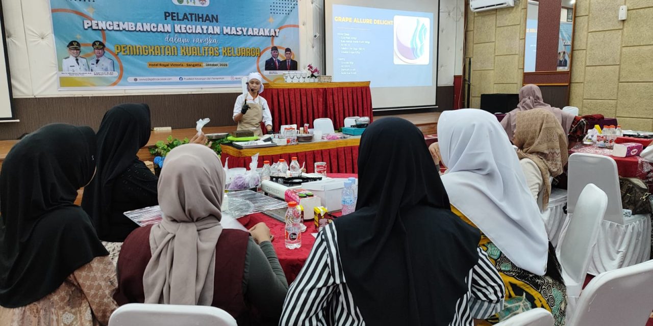 195 Ibu Rumah Tangga Kutim Ikuti Pelatihan Wirausaha