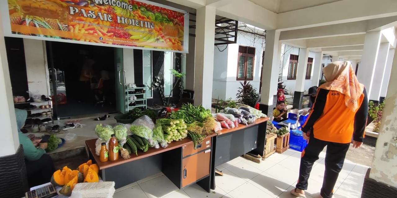 DTPHP Kutim Dorong Petani Mandiri Lewat Program Pasar Hortik