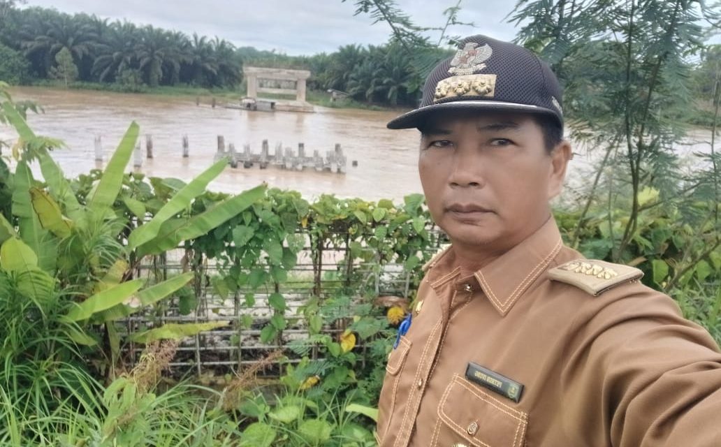 Struktur Mulai Berdiri, Progres Jembatan Telen Capai Tahap Krusial