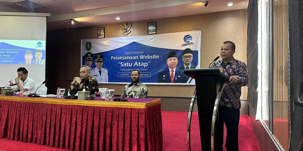 Website Satu Atap, Portal Terintegrasi Kutim