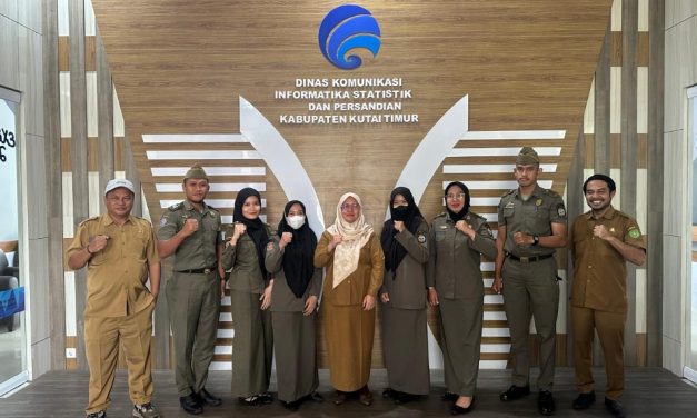 Belajar Kelola Konten, Satpol PP Bontang Kunjungi Diskominfo Staper Kutim