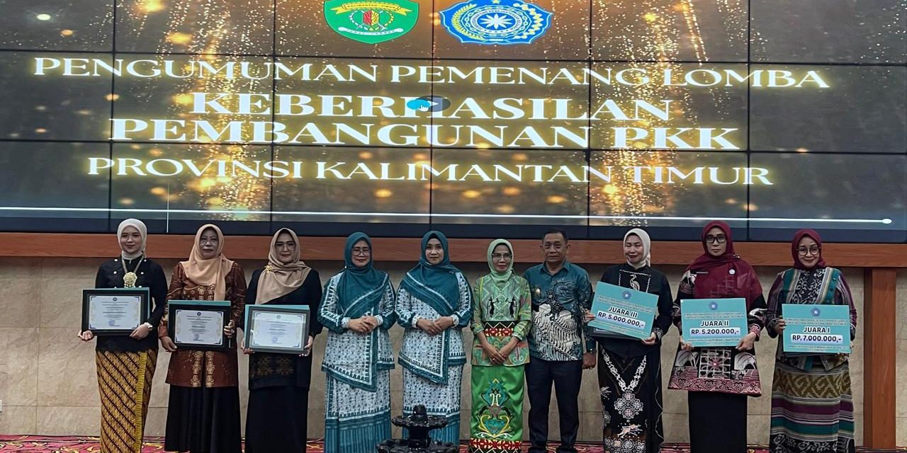 Enam Penghargaan Diboyong, TP PKK Kutim Tunjukkan Kinerja Gemilang di Ajang PKK Kaltim
