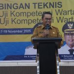 Buka Uji Kompetensi Wartawan, Wabup Mahyunadi Tekankan Profesionalisme Pers