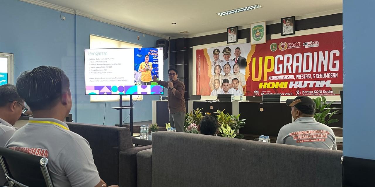 Upgrading Kehumasan KONI Kutim, Cabor Dibekali Teknik Jurnalistik dan Fotografi Olahraga