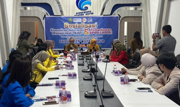 Diskominfo Kutim Ajak Mahasiswa Transformasi Informasi Publik Lewat KIM & SP4N LAPOR!