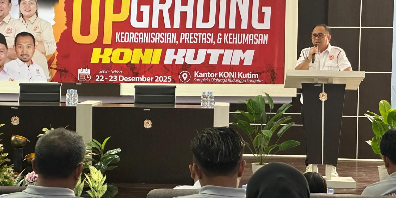 Bidik Posisi Dua Besar Porprov Paser, KONI Kutim Upgrading Keorganisasian, Prestasi dan Kehumasan